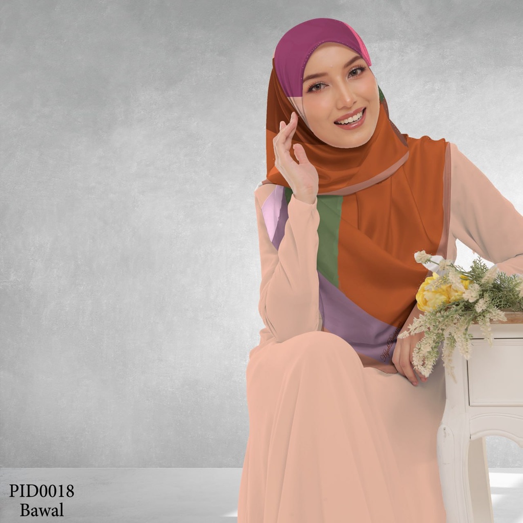 Tudung Bawal (Square Hijab) in PID0018