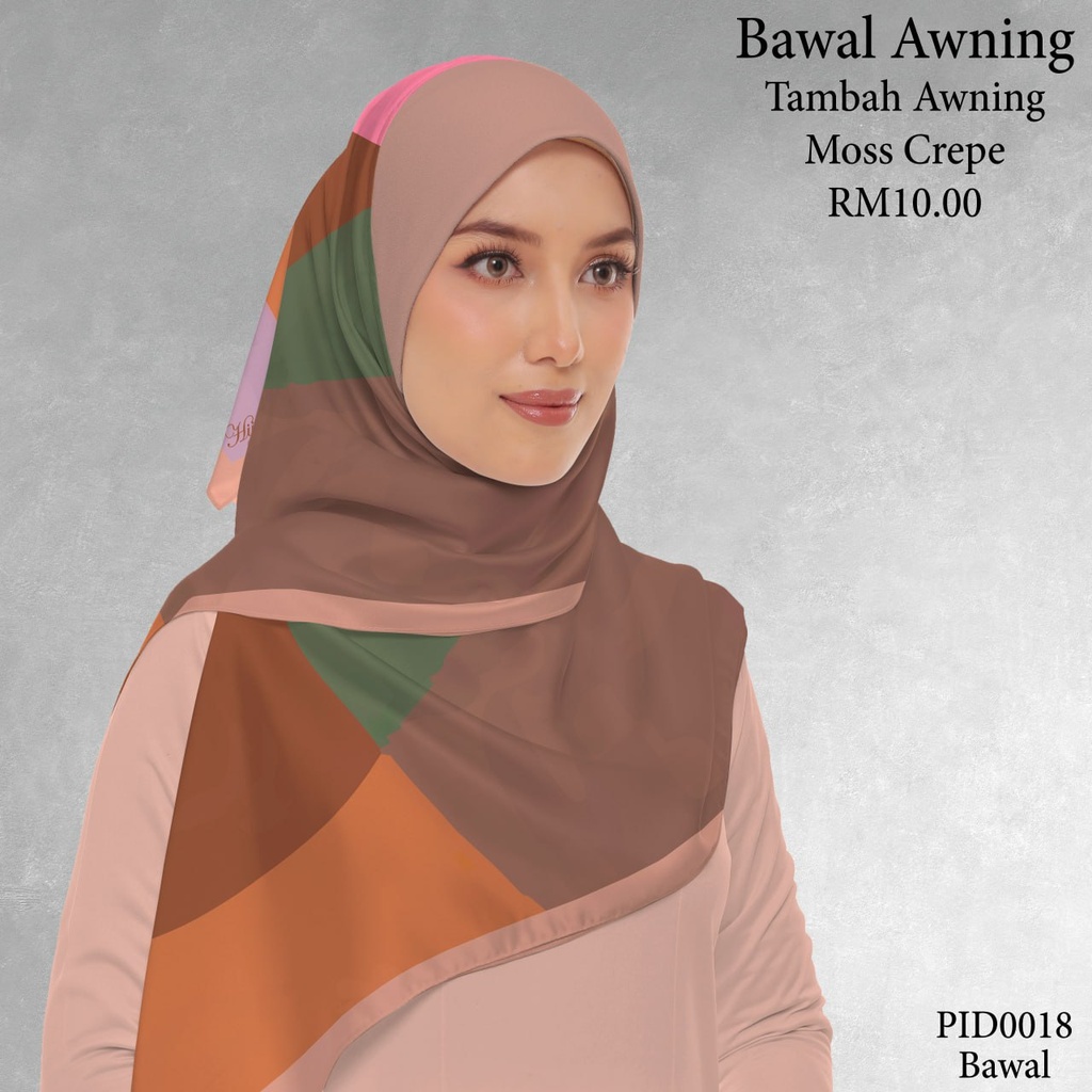 Tudung Bawal (Square Hijab) in PID0018