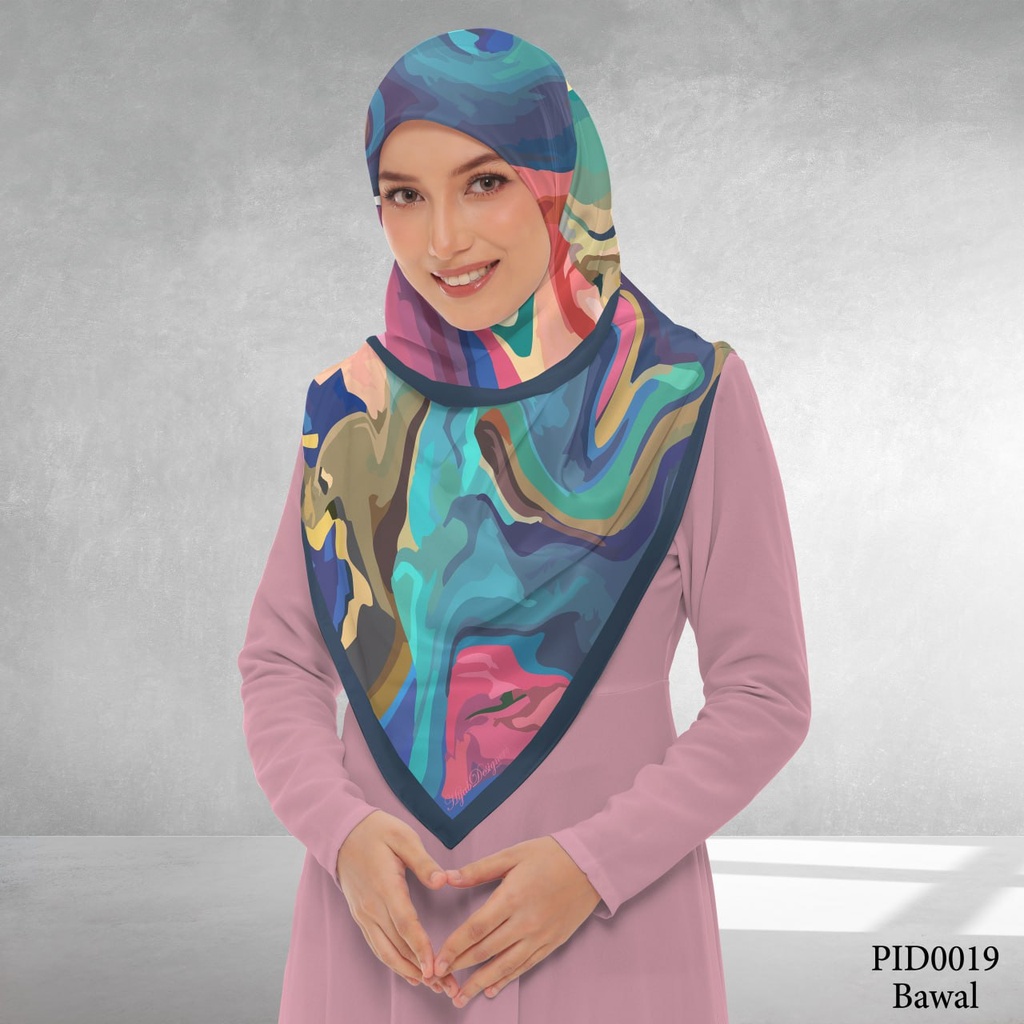 Tudung Bawal (Square Hijab) in PID0019