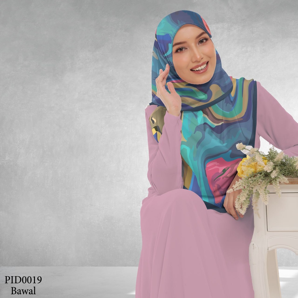 Tudung Bawal (Square Hijab) in PID0019