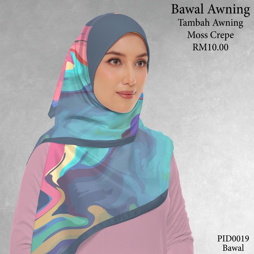 Tudung Bawal (Square Hijab) in PID0019