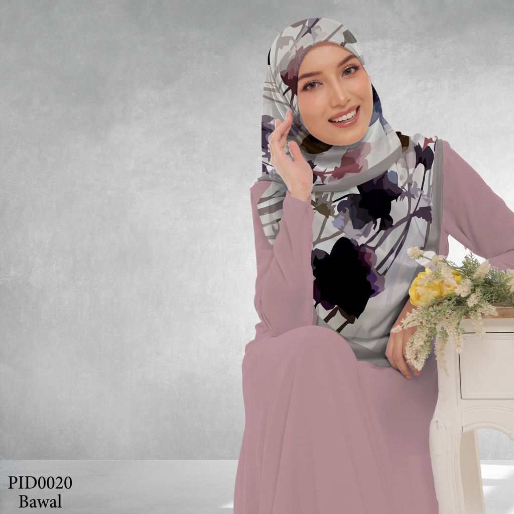 Tudung Bawal (Square Hijab) in PID0020