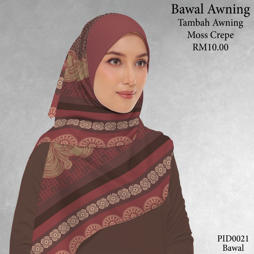 Tudung Bawal (Square Hijab) in PID0021