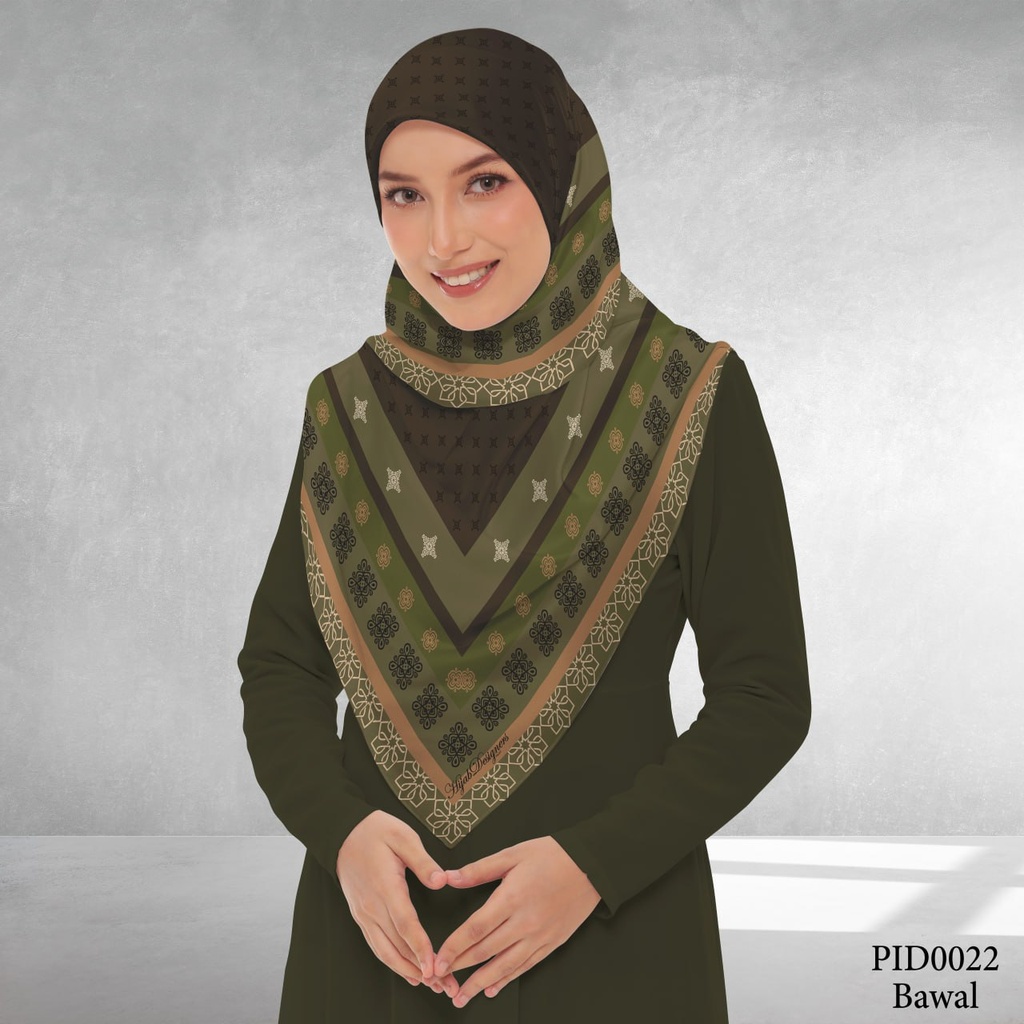 Tudung Bawal (Square Hijab) in PID0022