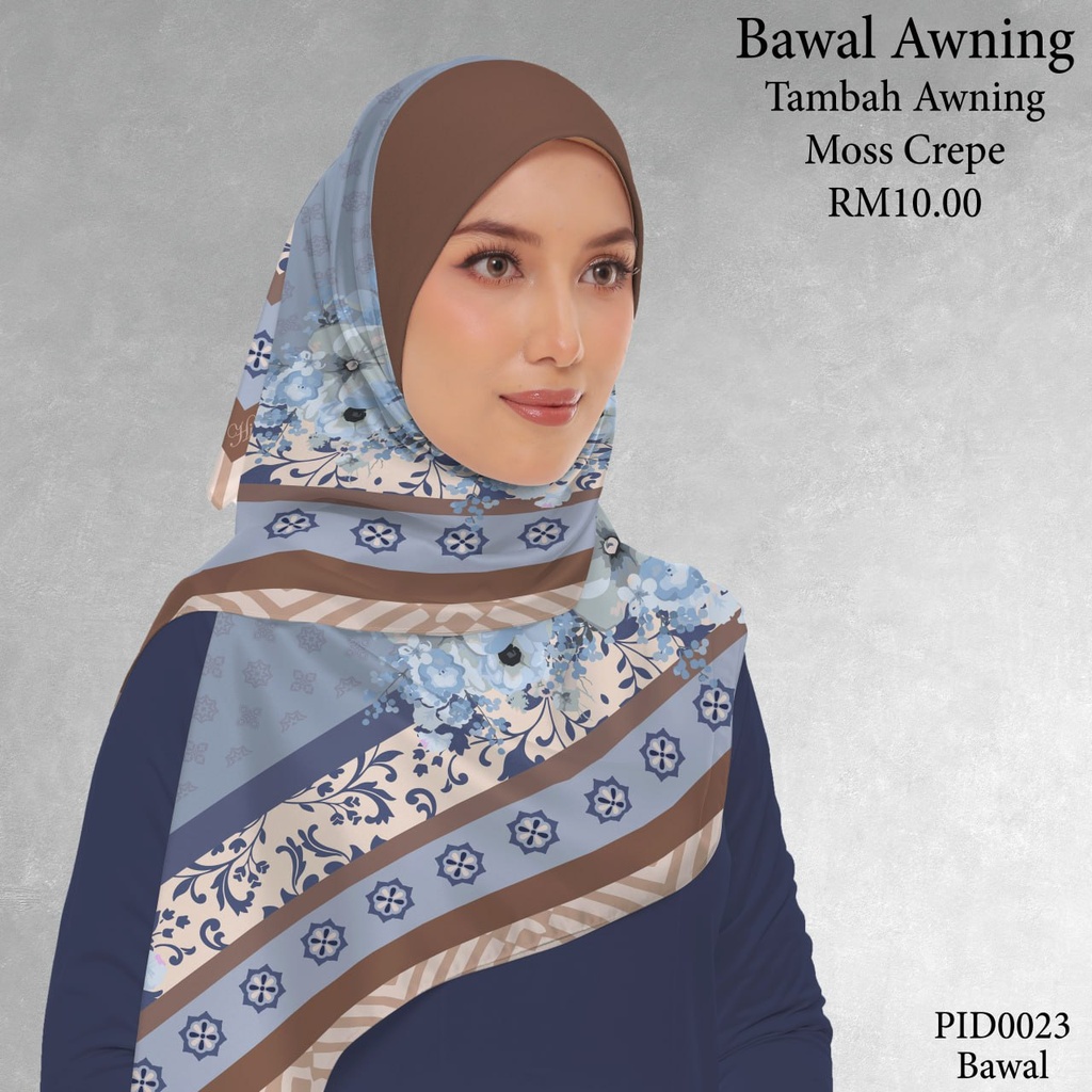 Tudung Bawal (Square Hijab) in PID0023