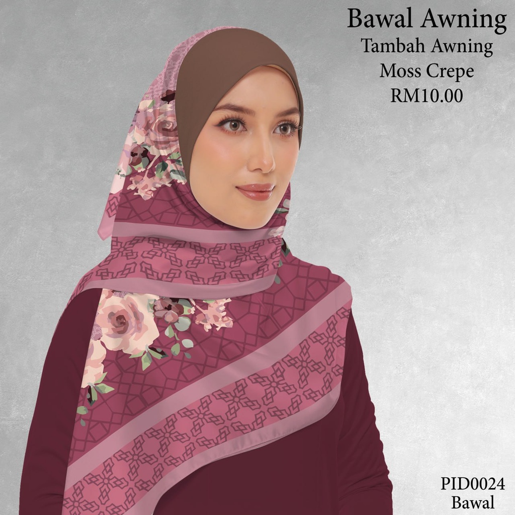 Tudung Bawal (Square Hijab) in PID0024