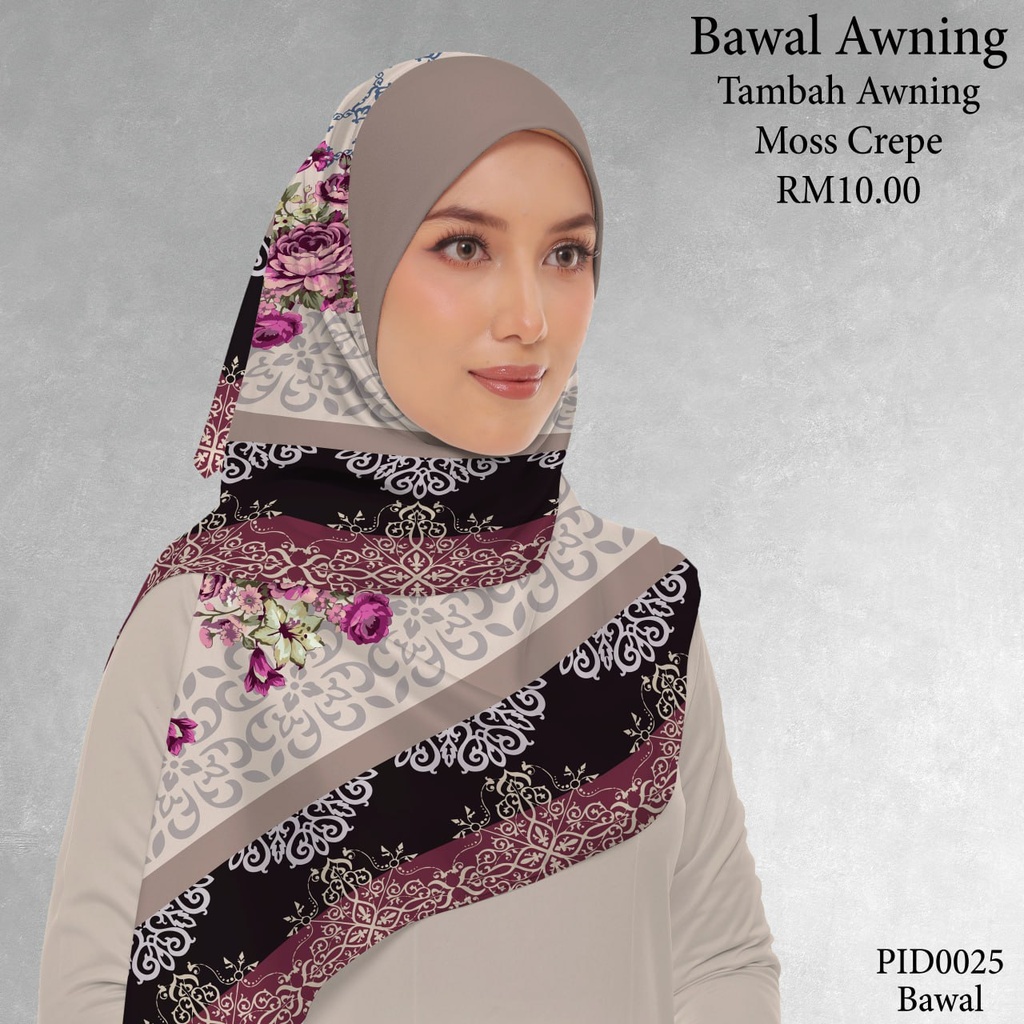 Tudung Bawal (Square Hijab) in PID0025