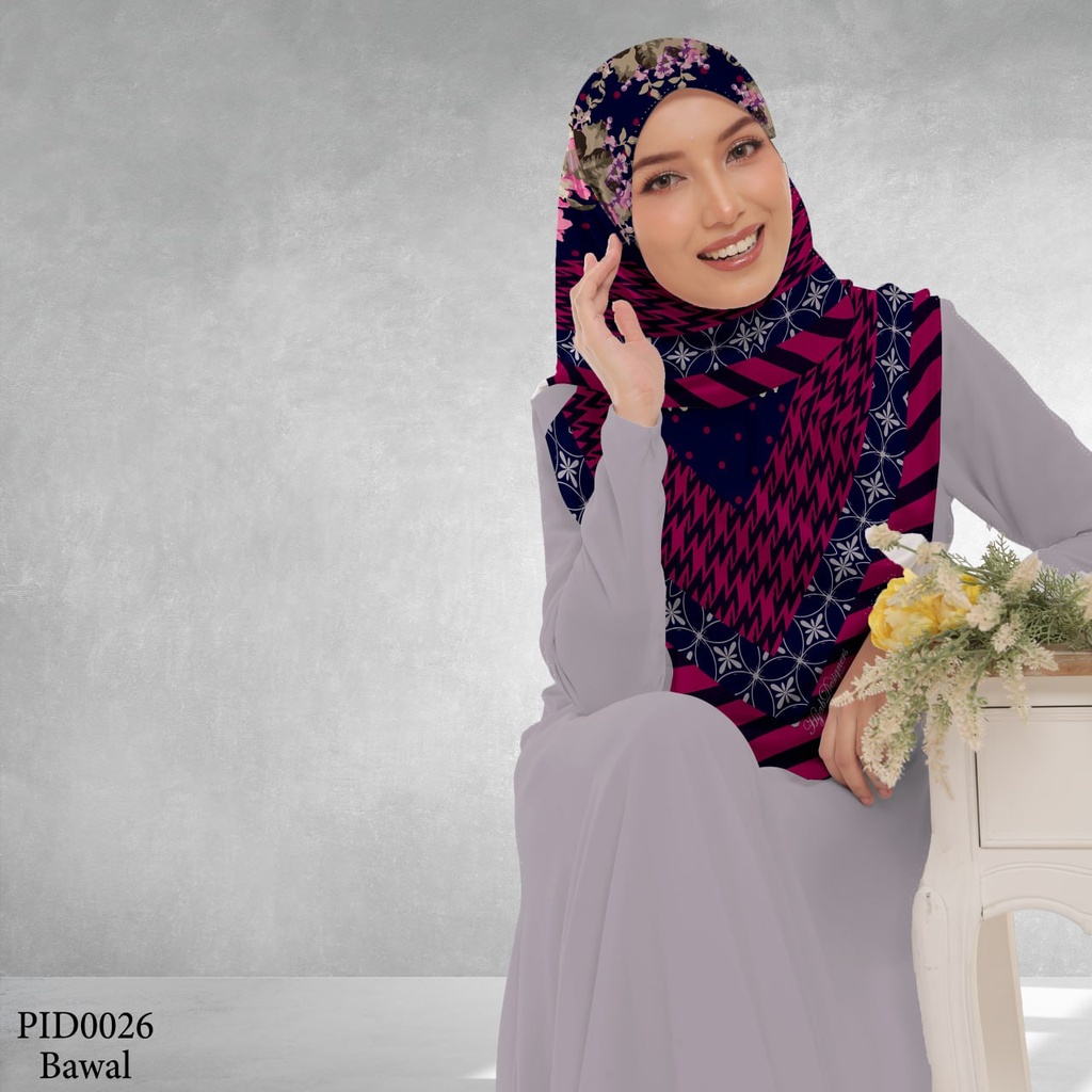 Tudung Bawal (Square Hijab) in PID0026