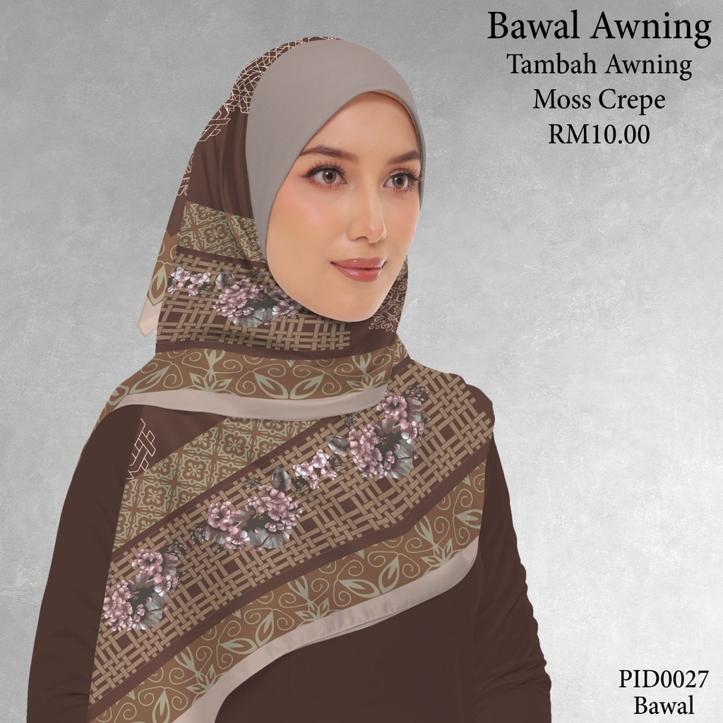 Tudung Bawal (Square Hijab) in PID0027