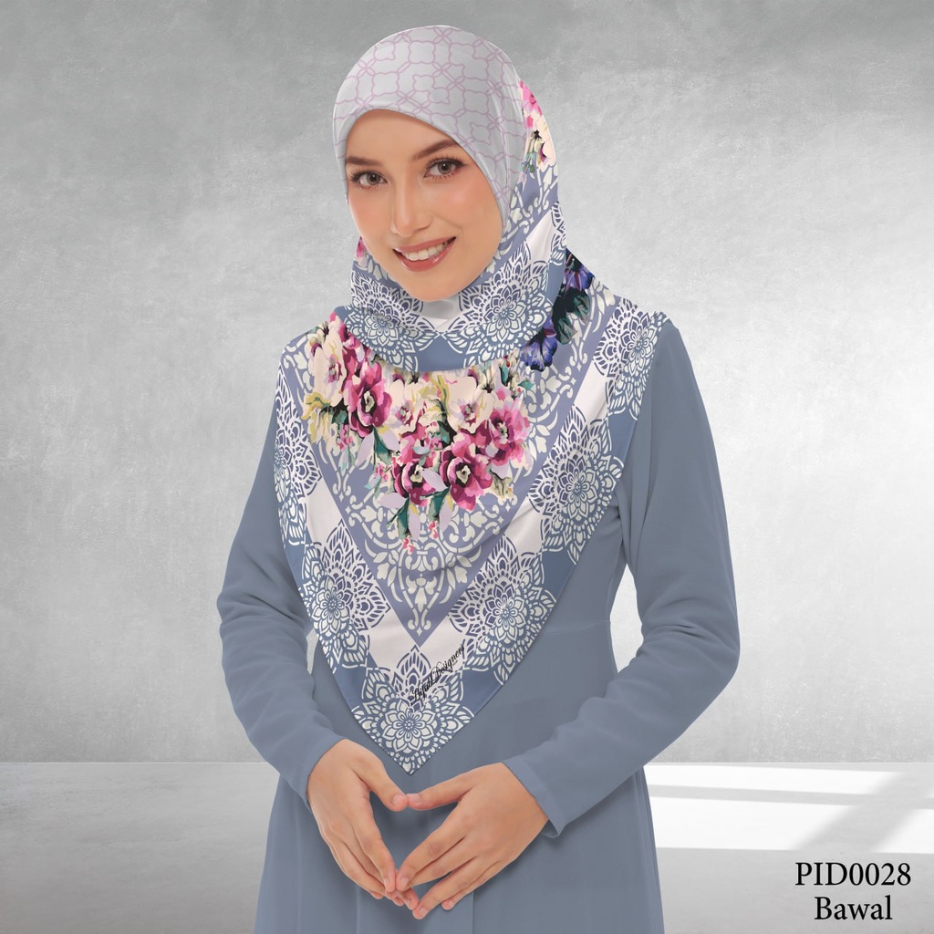 Tudung Bawal (Square Hijab) in PID0028