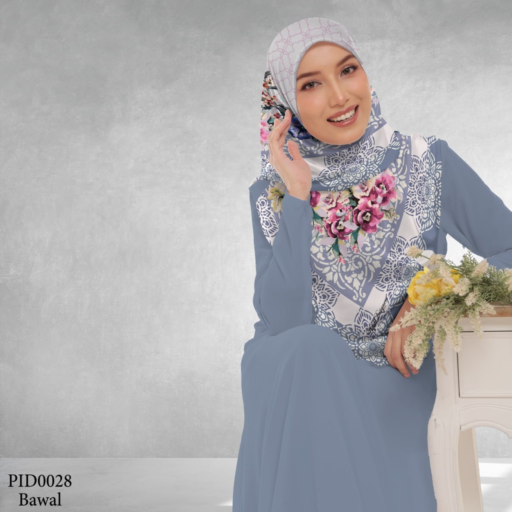 Tudung Bawal (Square Hijab) in PID0028