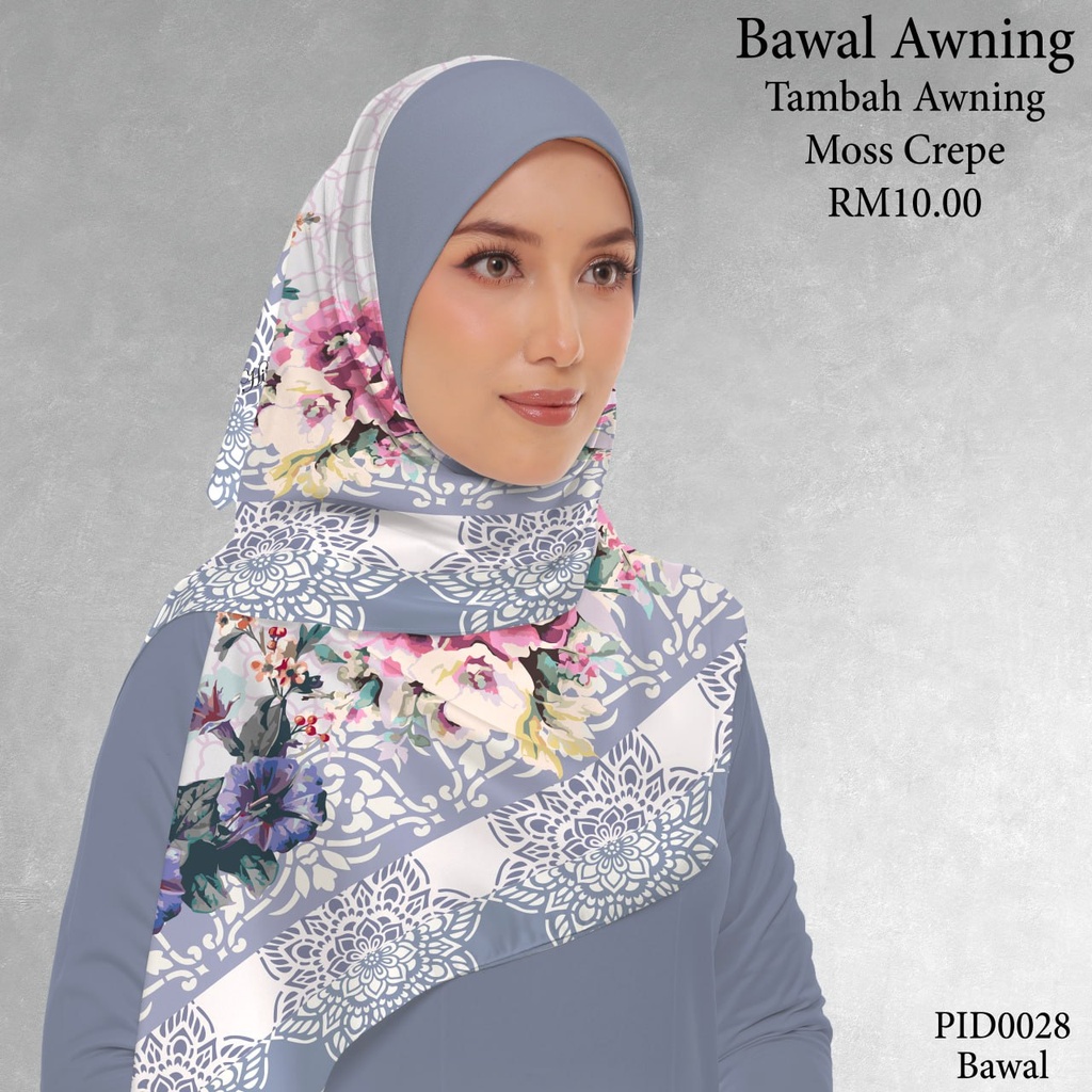 Tudung Bawal (Square Hijab) in PID0028