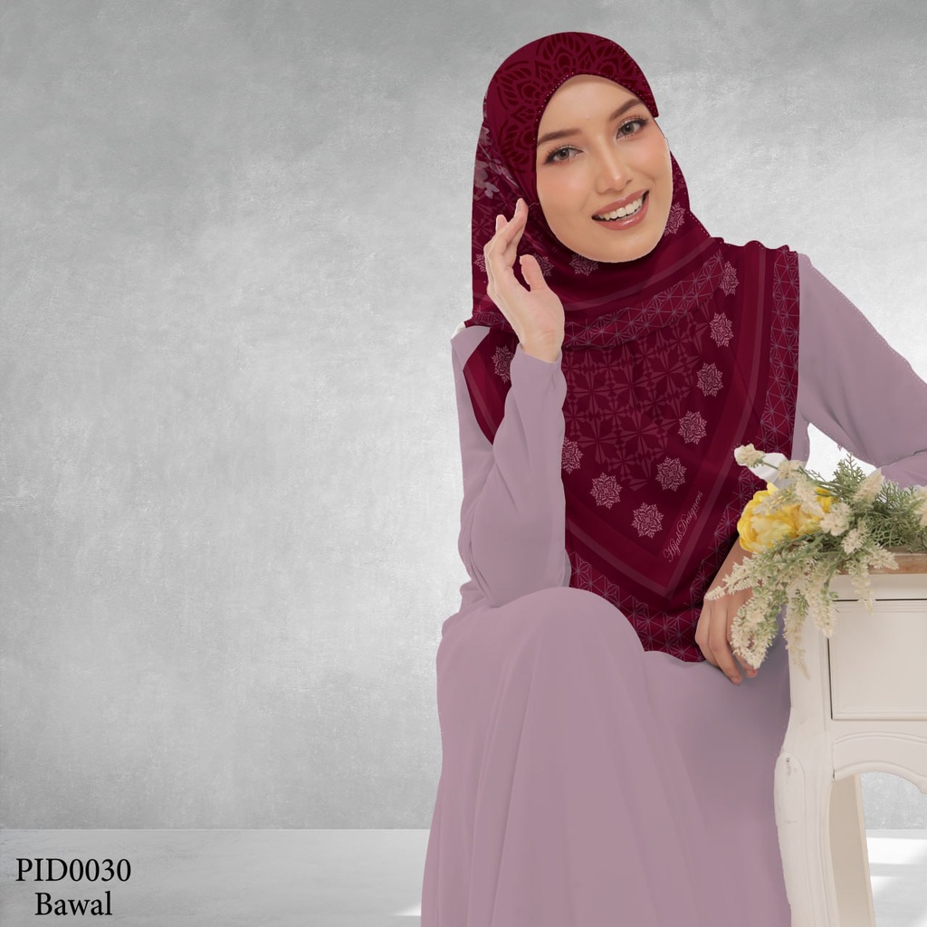 Tudung Bawal (Square Hijab) in PID0030