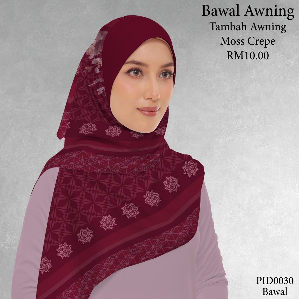 Tudung Bawal (Square Hijab) in PID0030