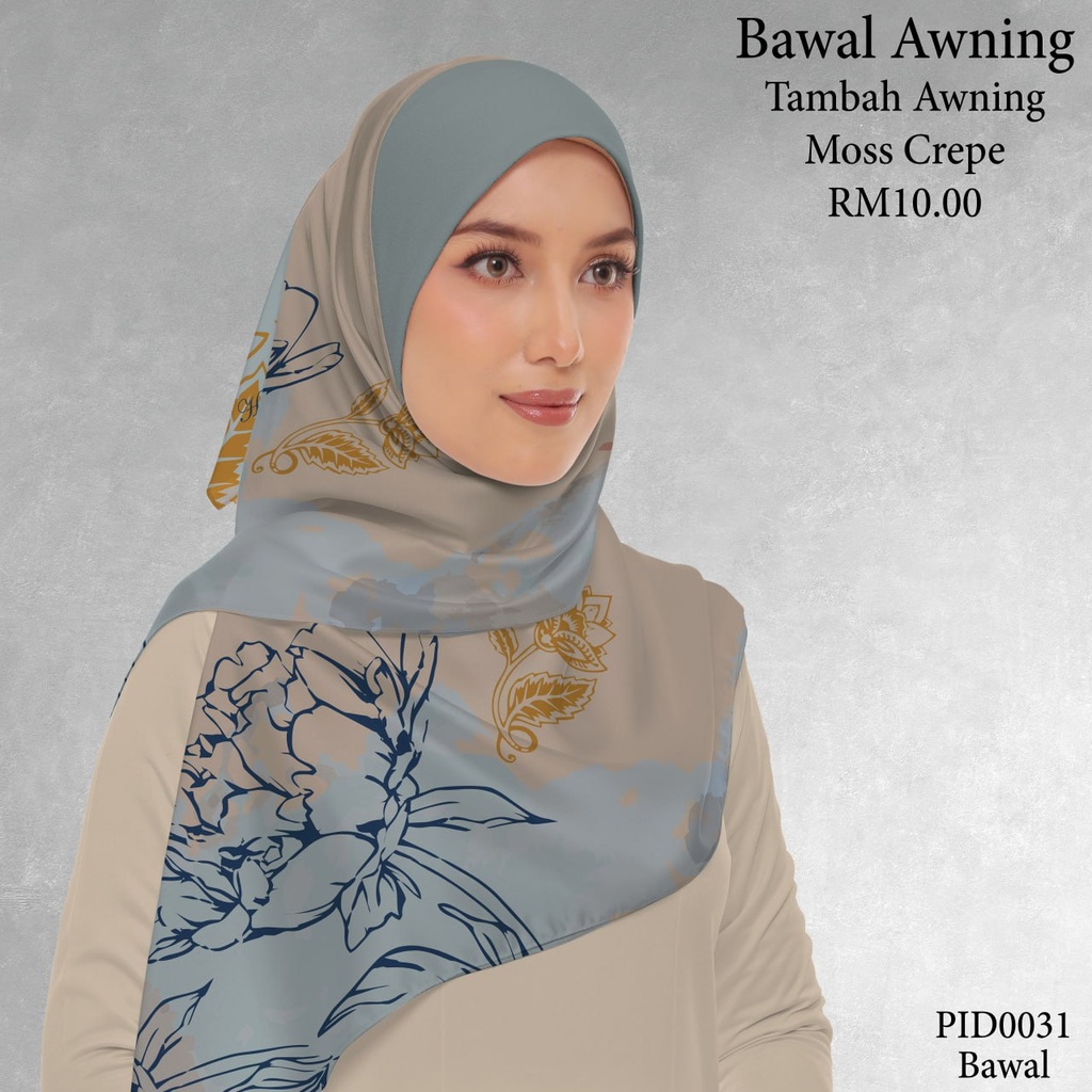 Tudung Bawal (Square Hijab) in PID0031