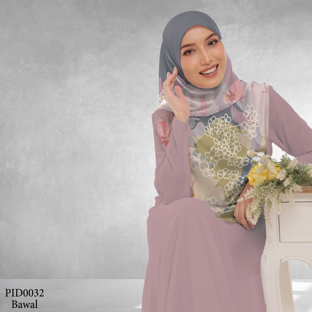 Tudung Bawal (Square Hijab) in PID0032