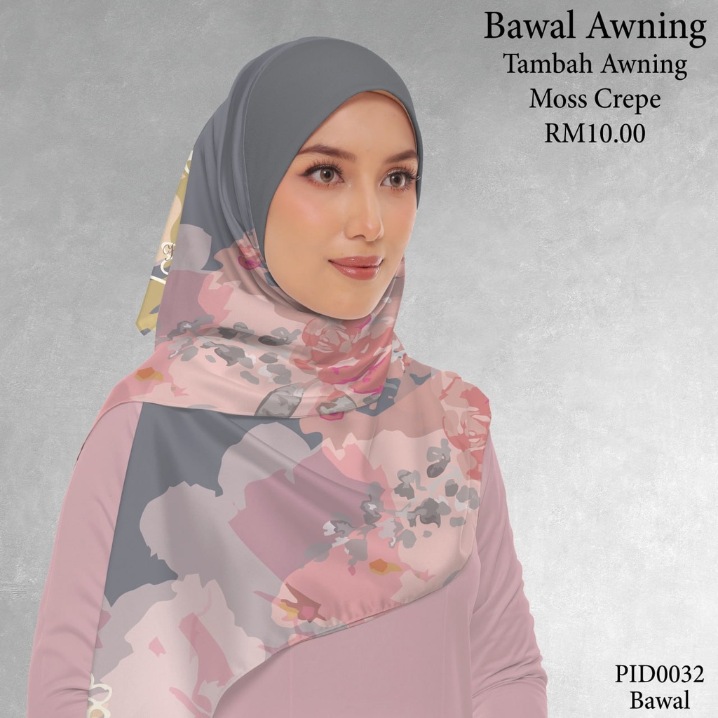 Tudung Bawal (Square Hijab) in PID0032