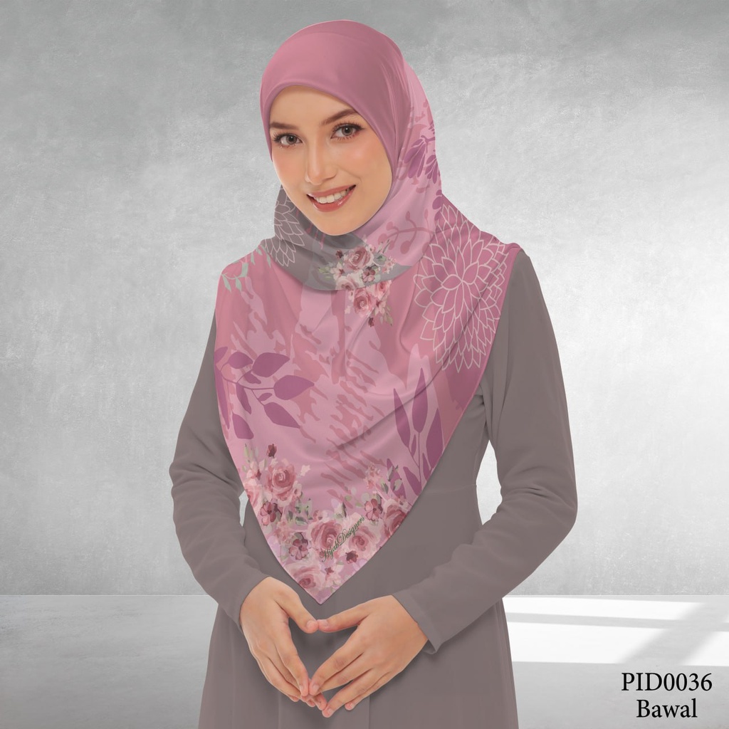 Tudung Bawal (Square Hijab) in PID0036