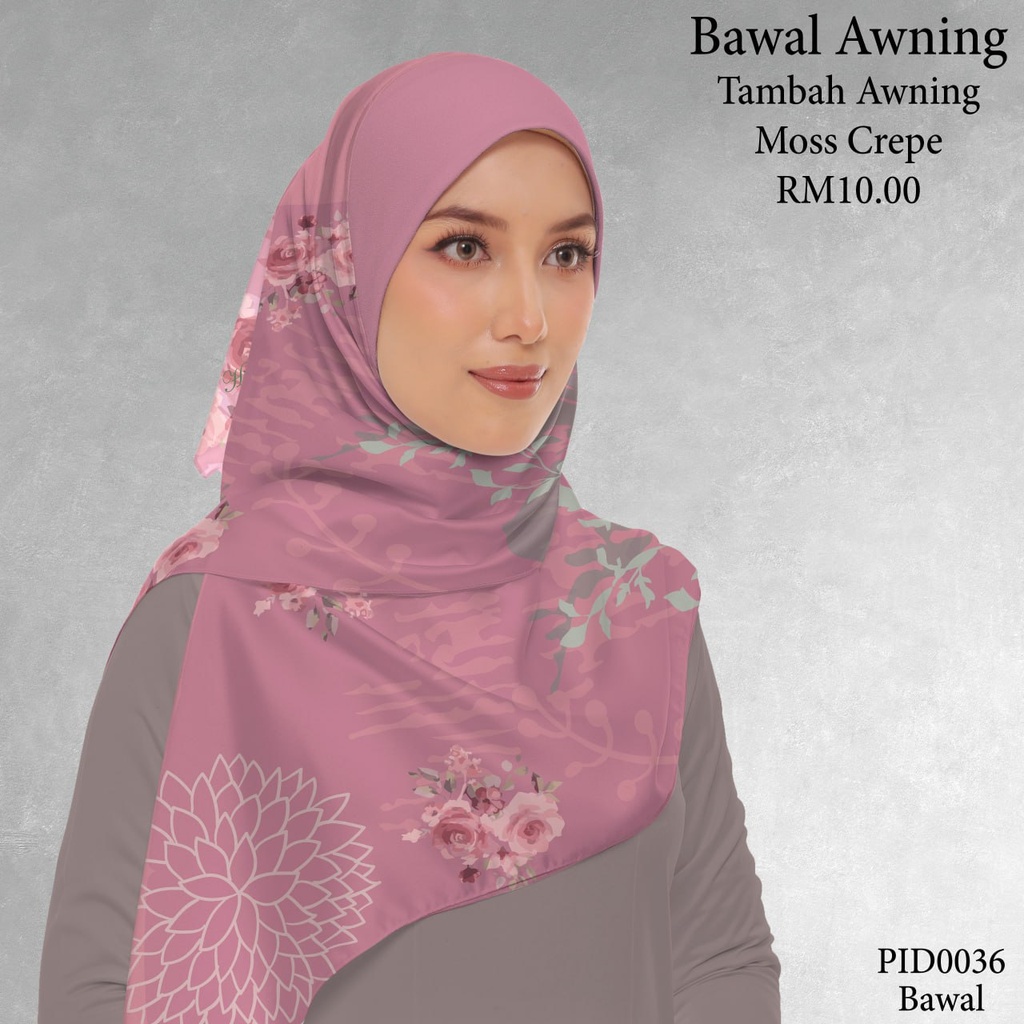 Tudung Bawal (Square Hijab) in PID0036