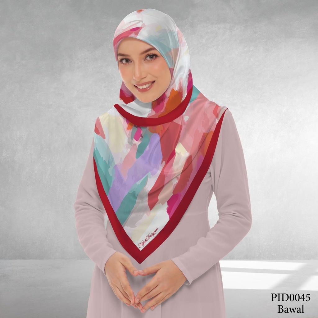 Tudung Bawal (Square Hijab) in PID0045