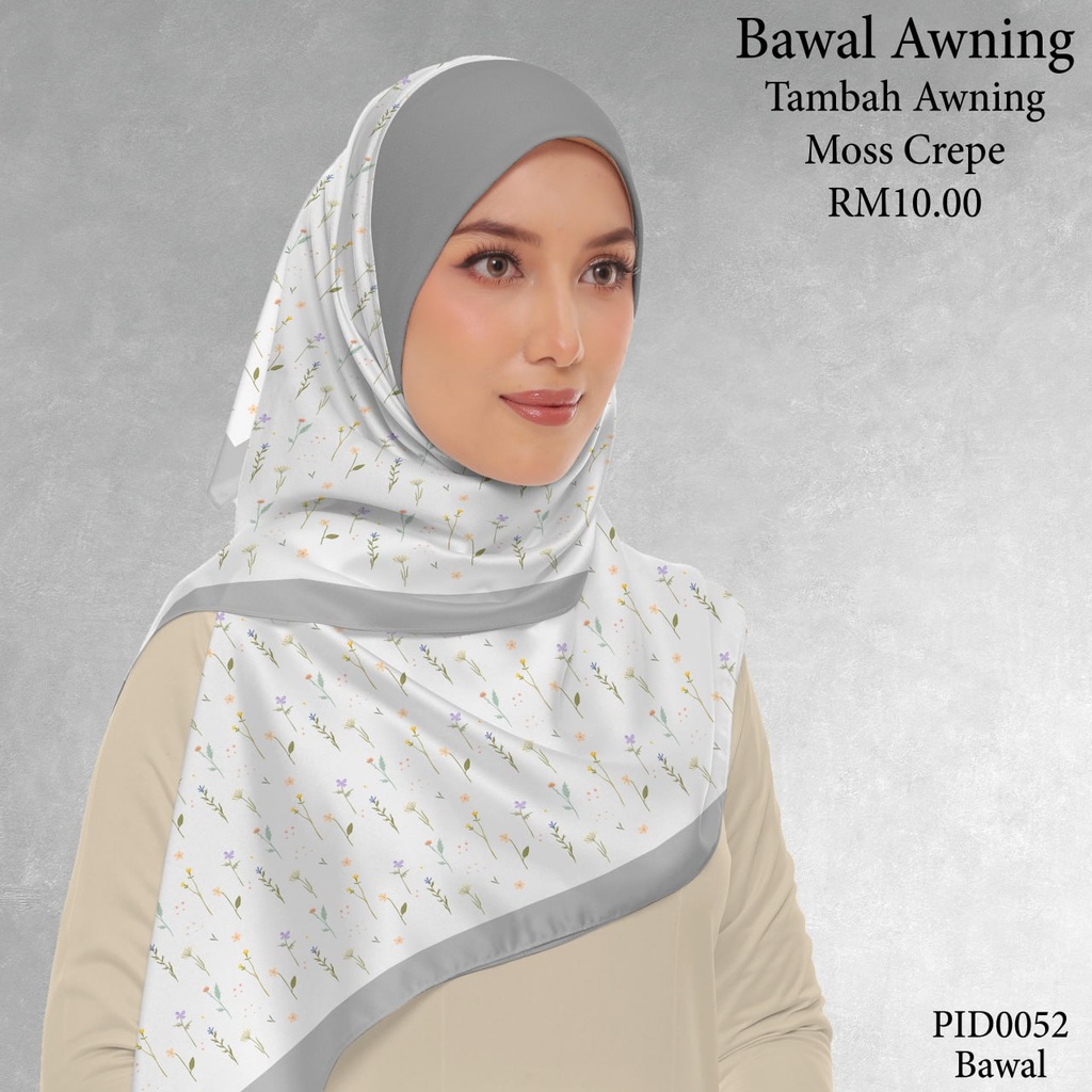 Tudung Bawal (Square Hijab) in PID0052