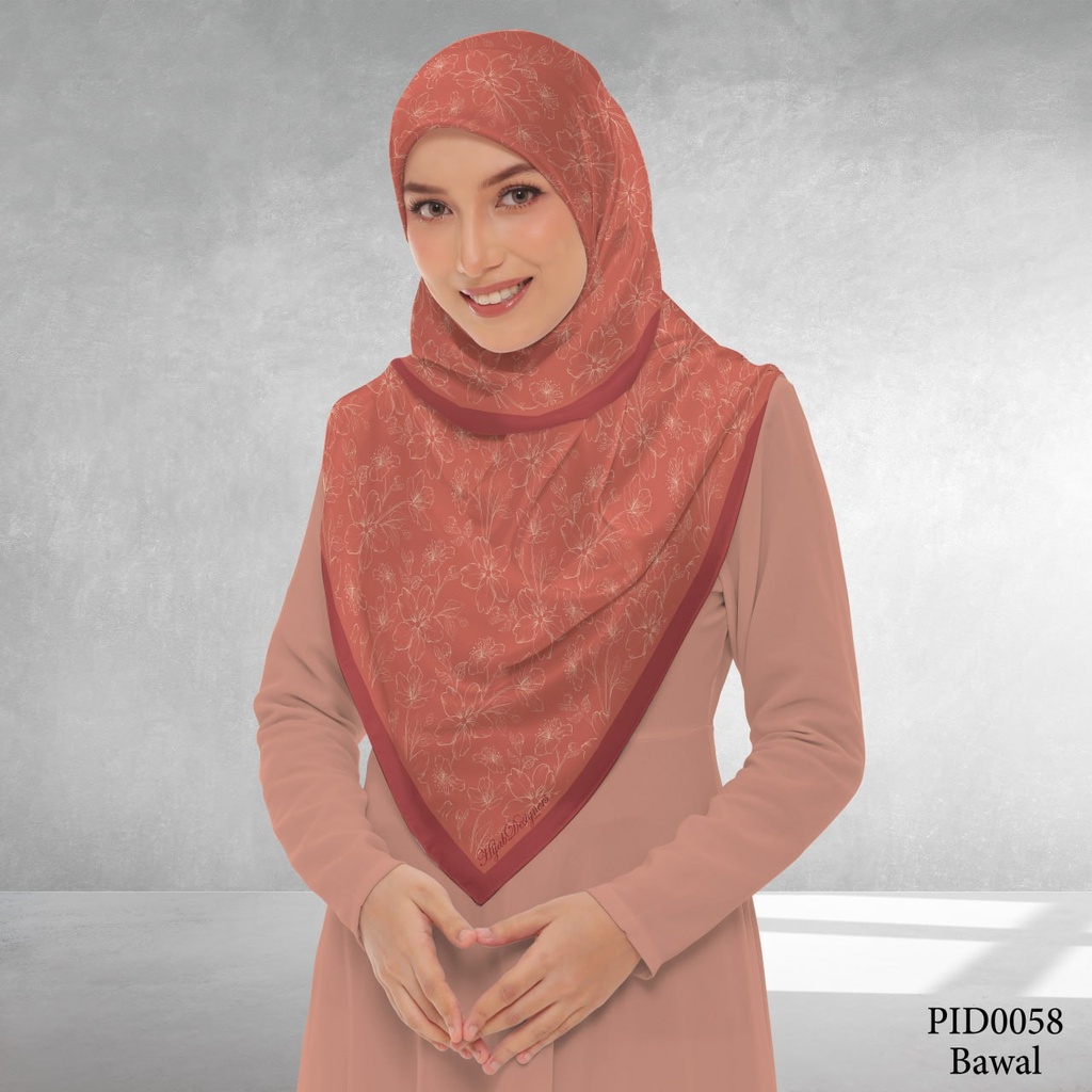 Tudung Bawal (Square Hijab) in PID0058