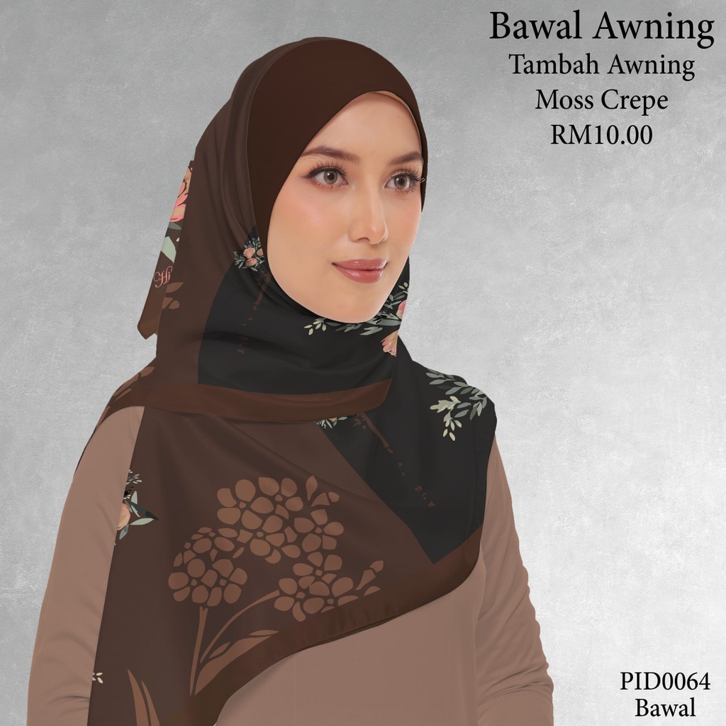 Tudung Bawal (Square Hijab) in PID0064