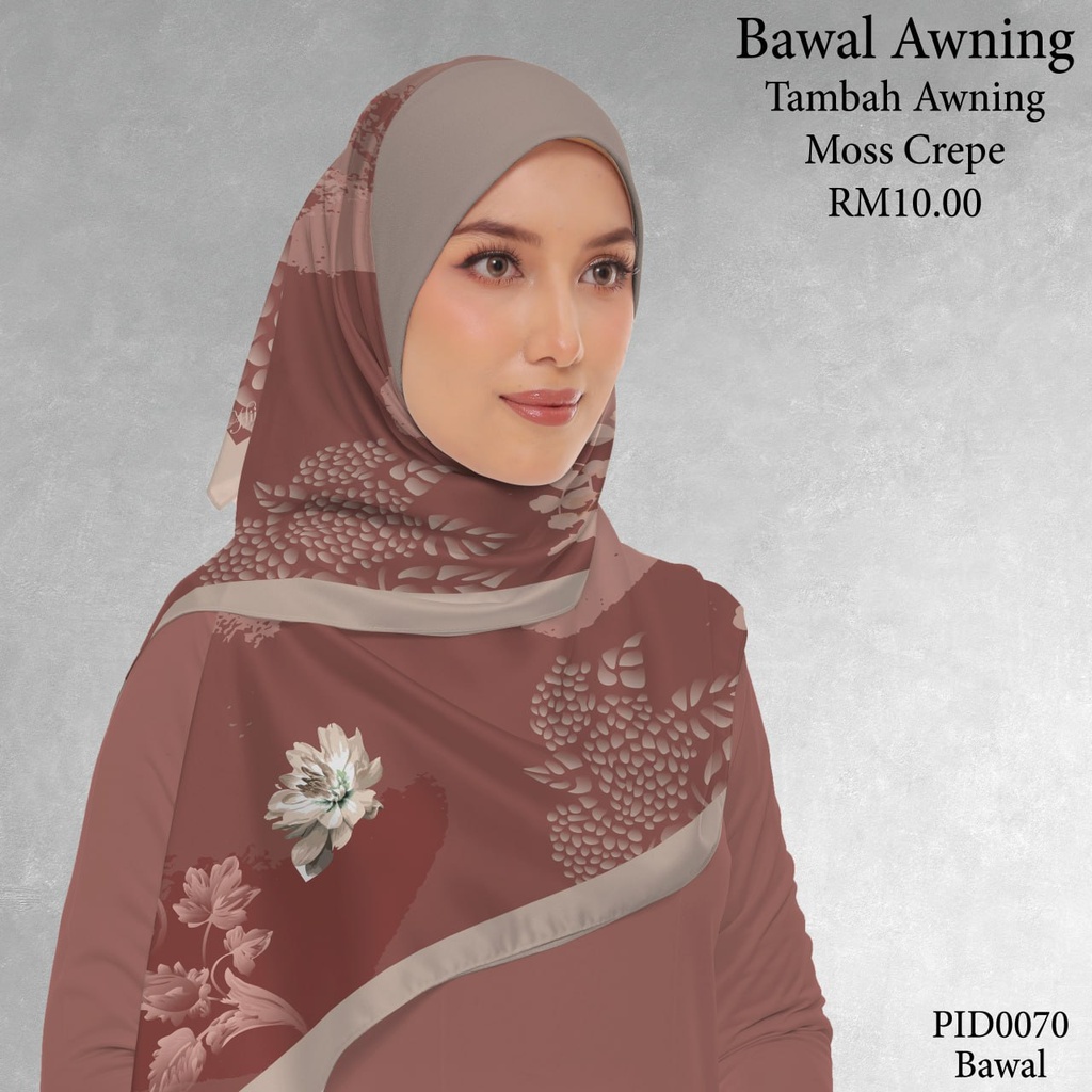 Tudung Bawal (Square Hijab) in PID0070