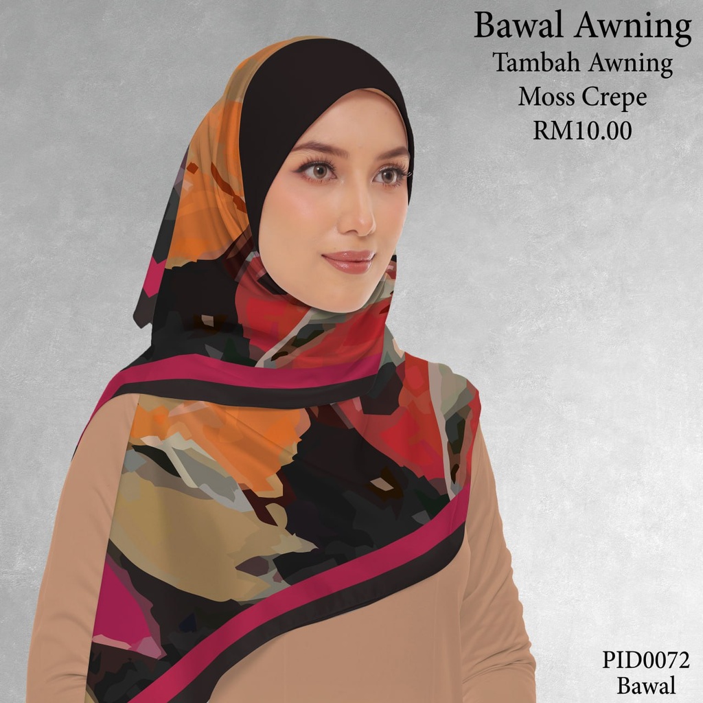 Tudung Bawal (Square Hijab) in PID0072