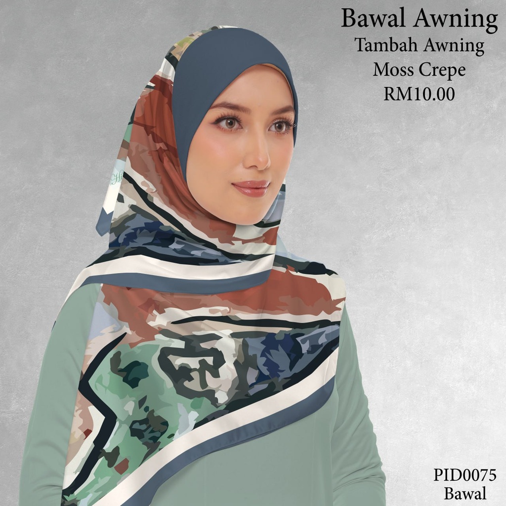 Tudung Bawal (Square Hijab) in PID0075