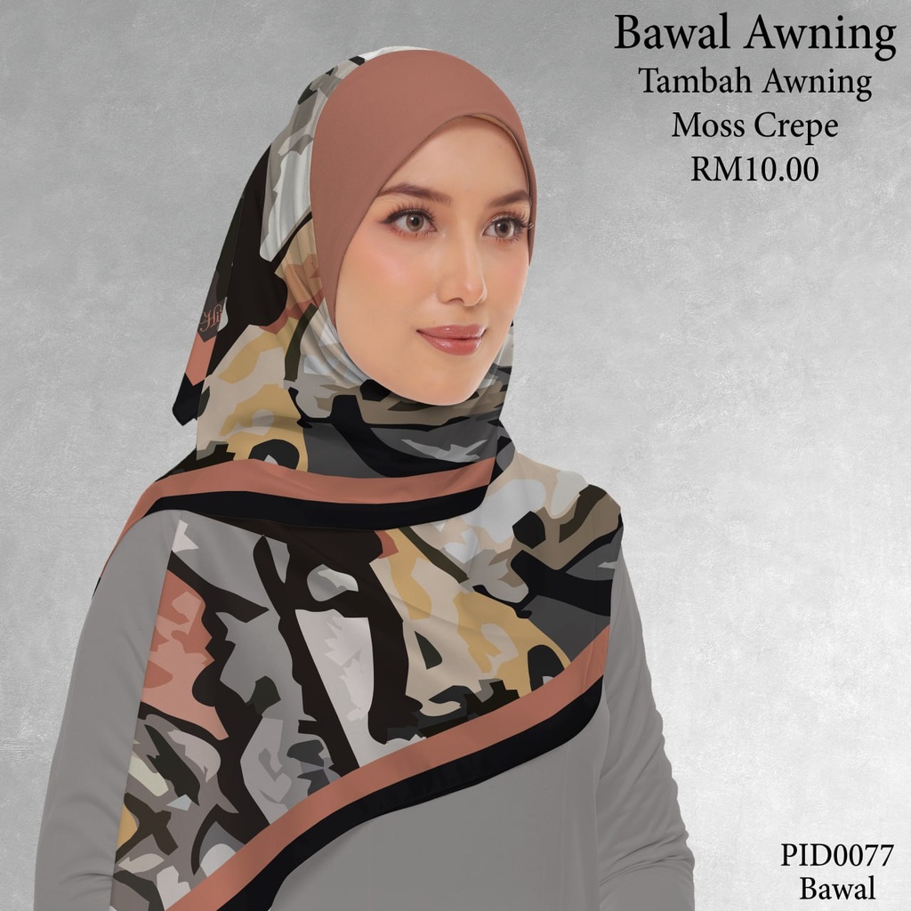 Tudung Bawal (Square Hijab) in PID0077