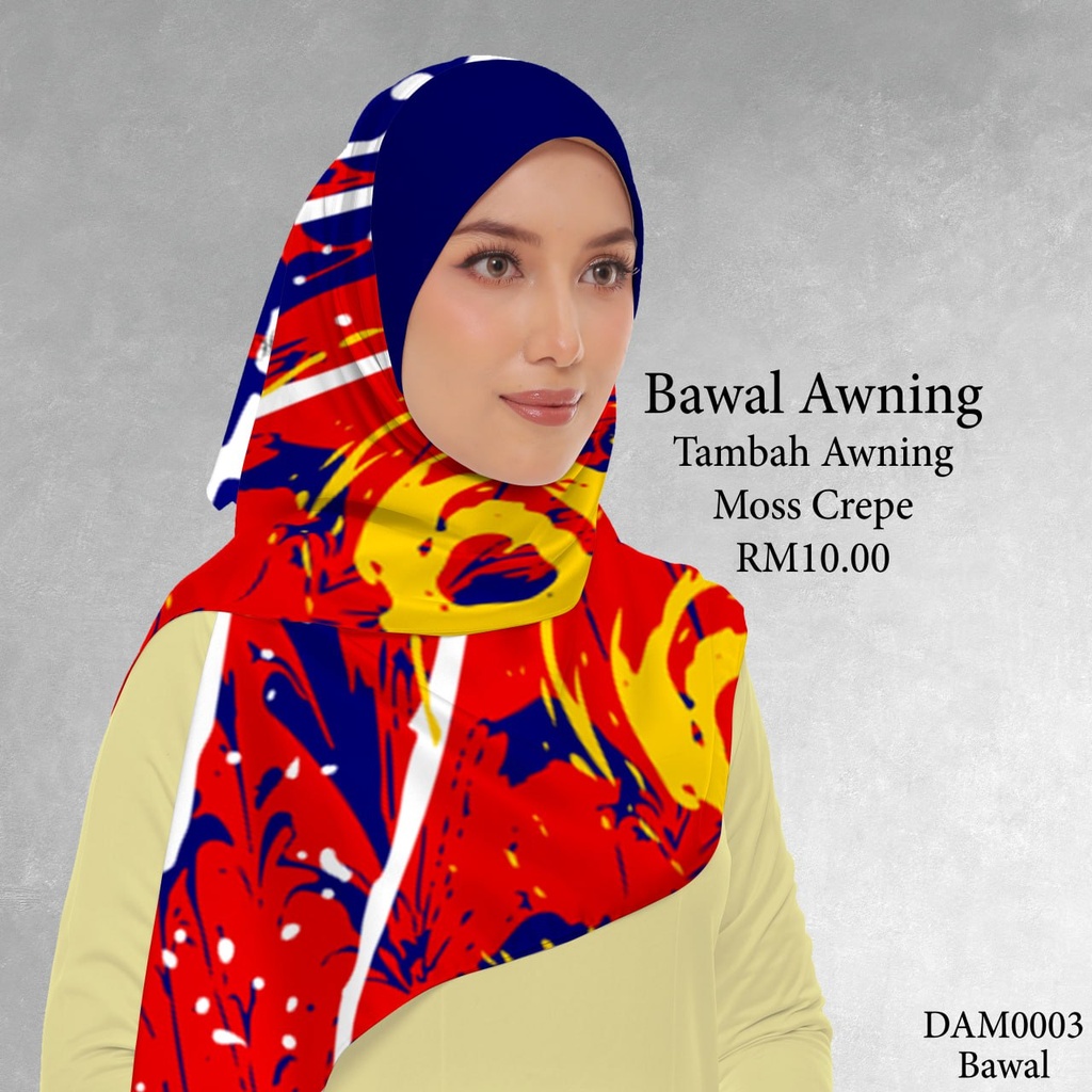 Tudung Bawal (Square Hijab) in DAM0003