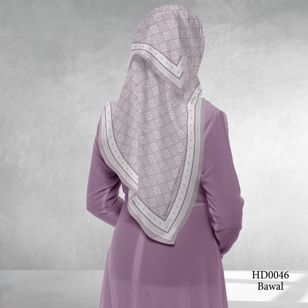 Tudung Bawal (Square Hijab) in HD0046