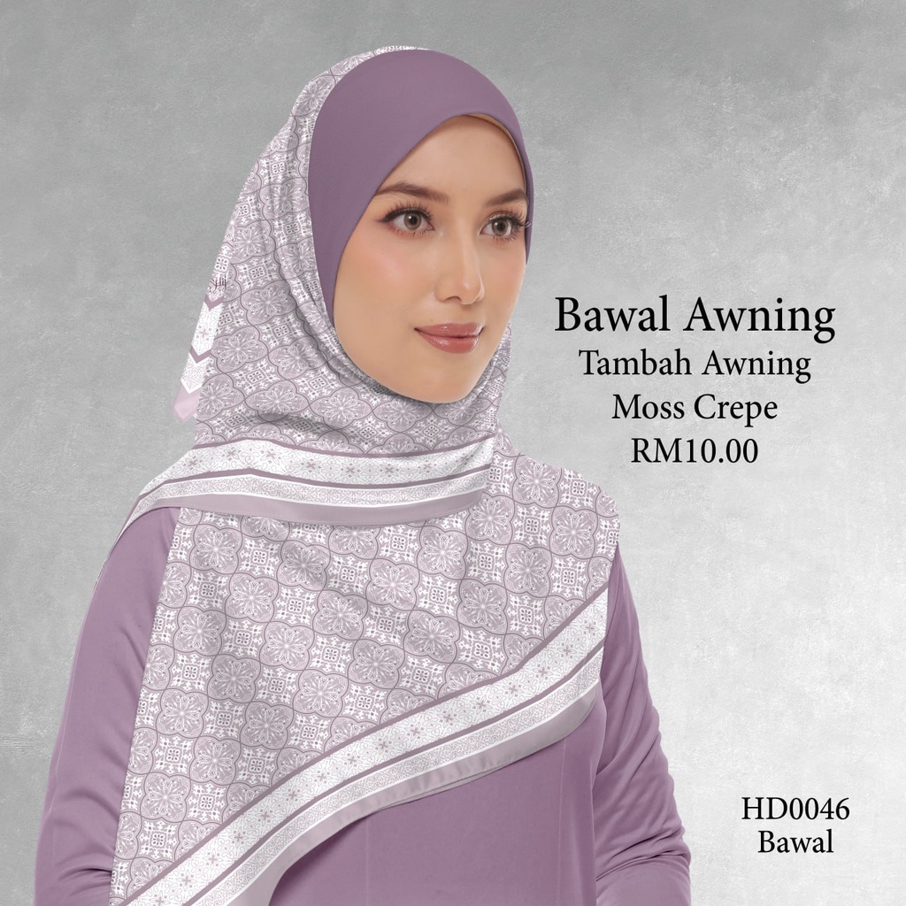 Tudung Bawal (Square Hijab) in HD0046