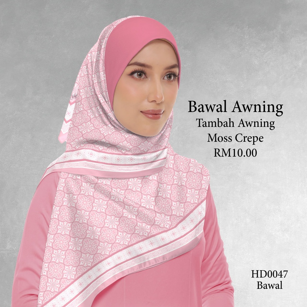 Tudung Bawal (Square Hijab) in HD0047