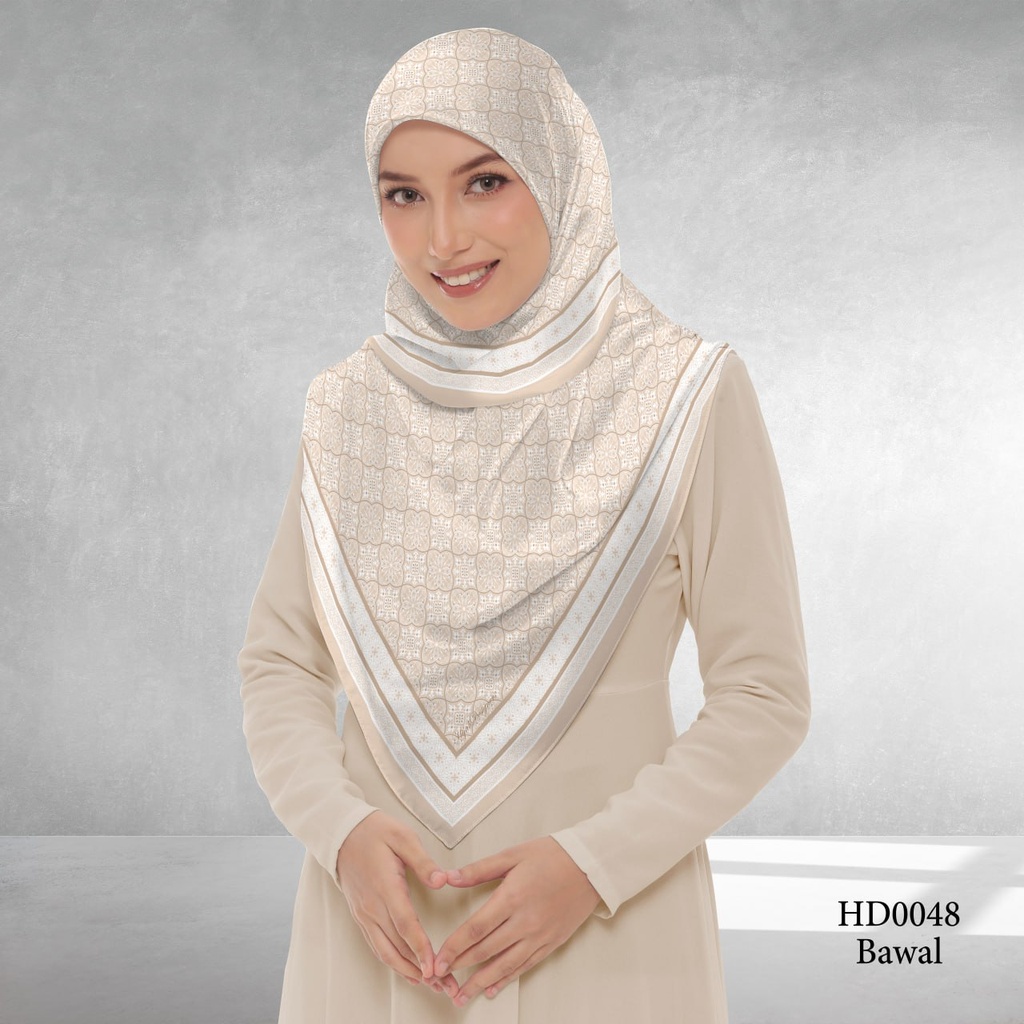 Tudung Bawal (Square Hijab) in HD0048