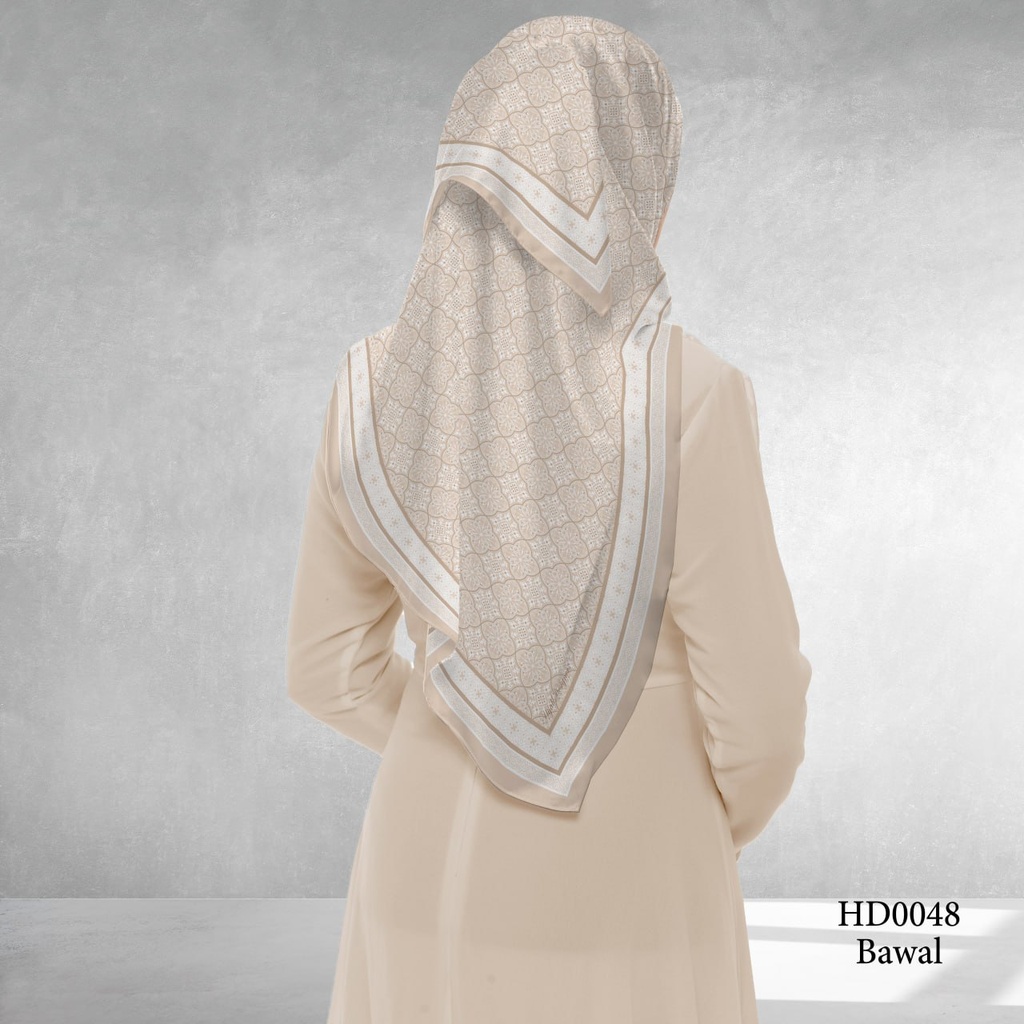 Tudung Bawal (Square Hijab) in HD0048