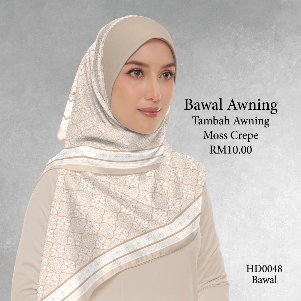 Tudung Bawal (Square Hijab) in HD0048