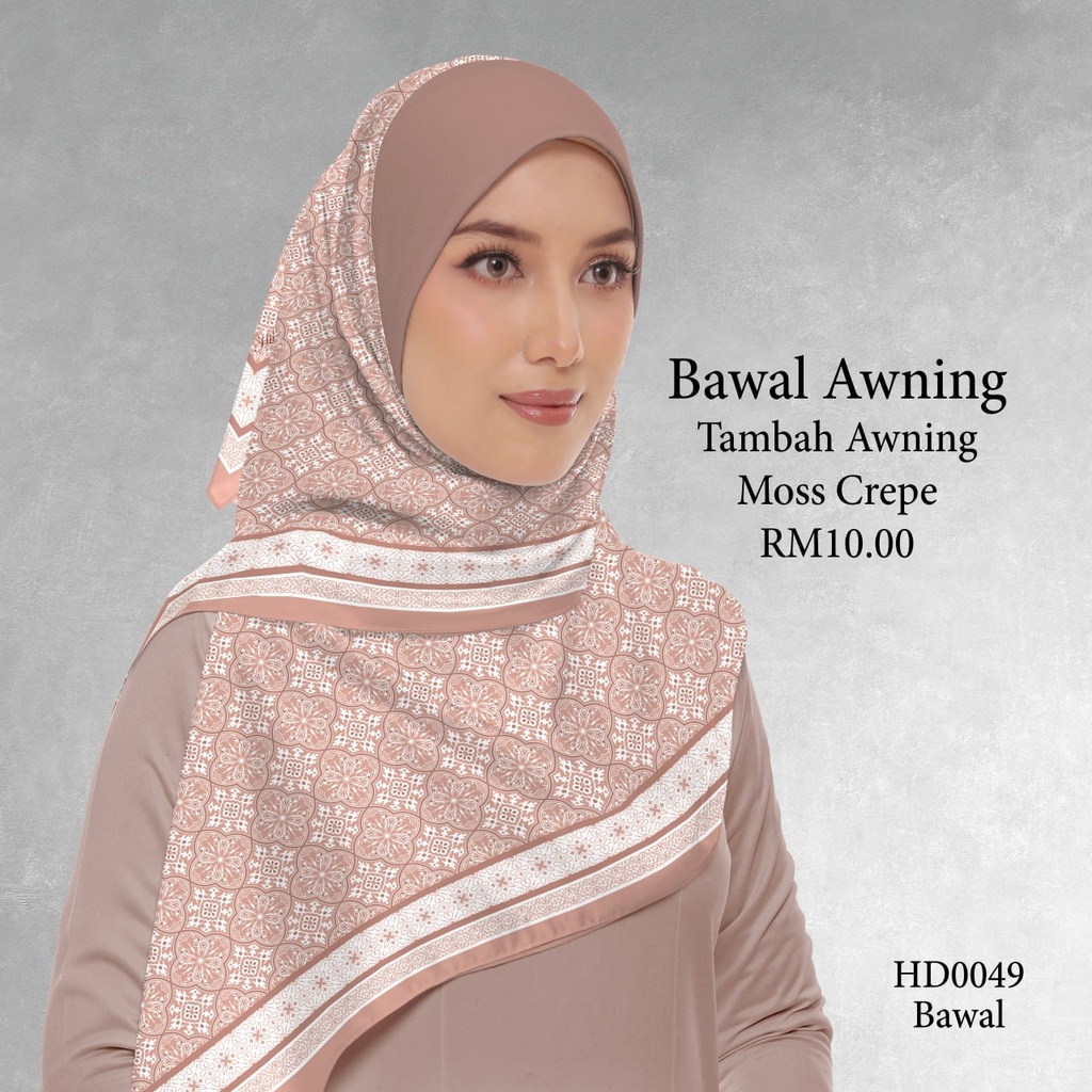 Tudung Bawal (Square Hijab) in HD0049