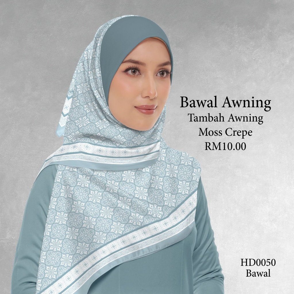 Tudung Bawal (Square Hijab) in HD0050