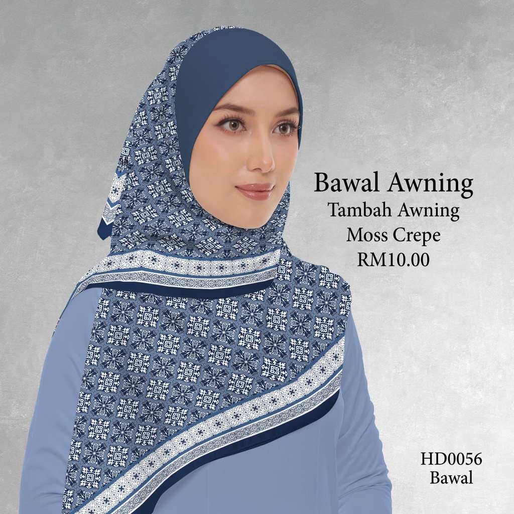 Tudung Bawal (Square Hijab) in HD0056