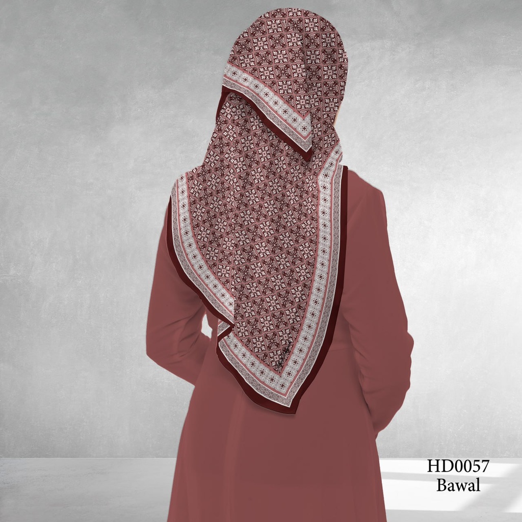 Tudung Bawal (Square Hijab) in HD0057