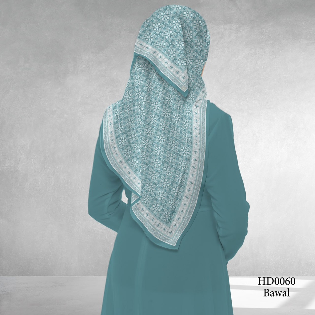 Tudung Bawal (Square Hijab) in HD0060