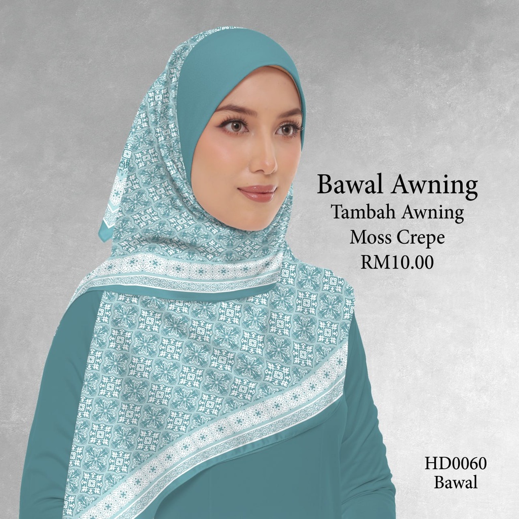 Tudung Bawal (Square Hijab) in HD0060