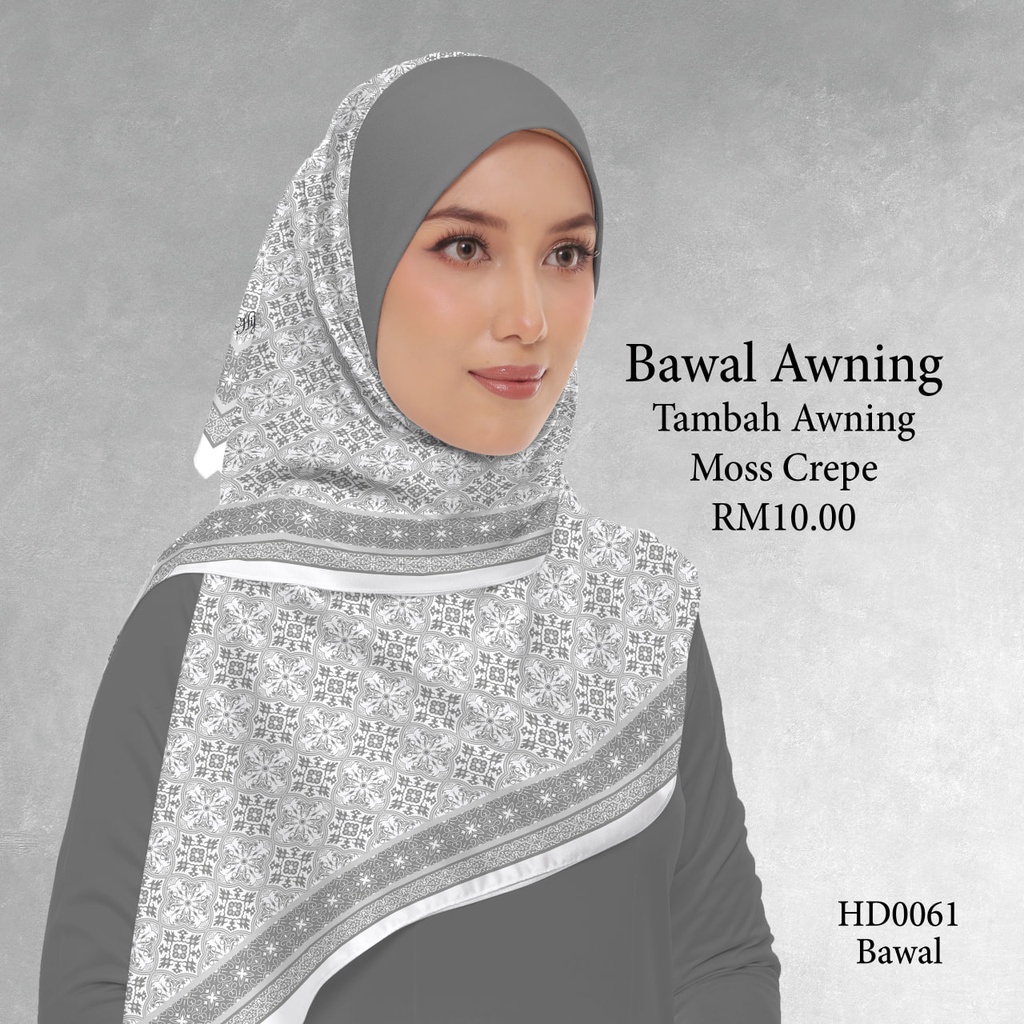 Tudung Bawal (Square Hijab) in HD0061