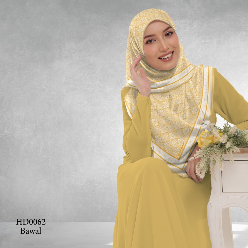 Tudung Bawal (Square Hijab) in HD0062