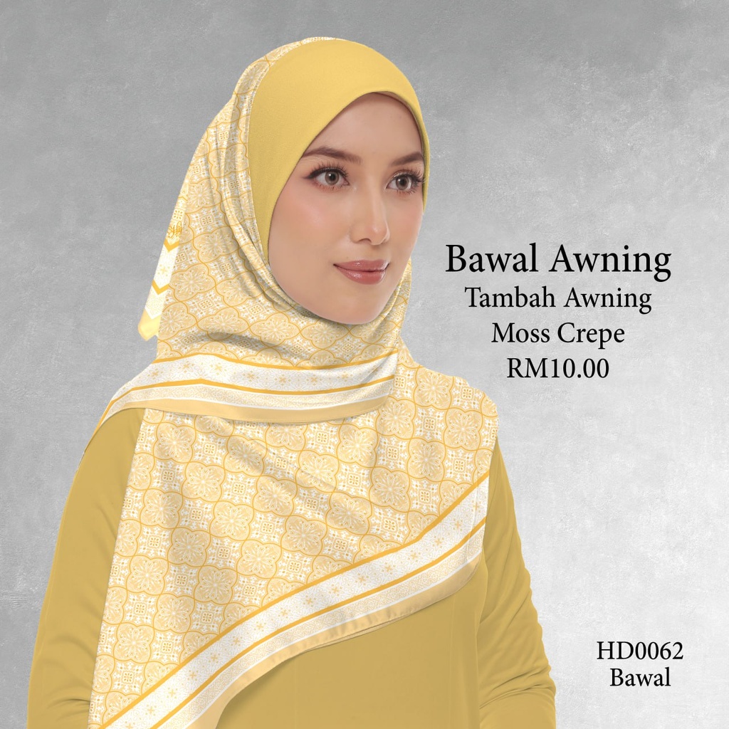 Tudung Bawal (Square Hijab) in HD0062