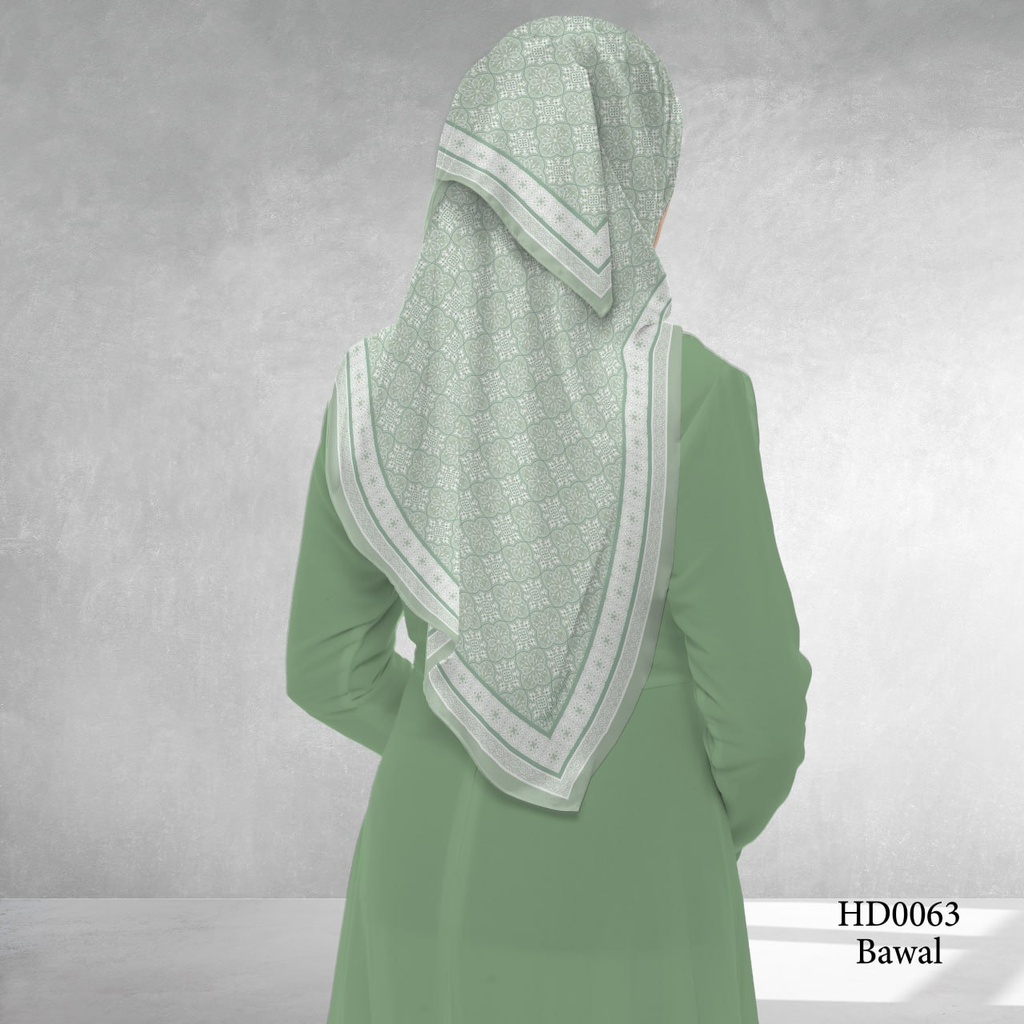 Tudung Bawal (Square Hijab) in HD0063