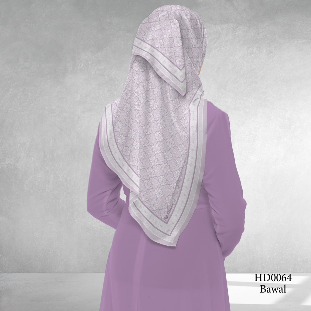 Tudung Bawal (Square Hijab) in HD0064