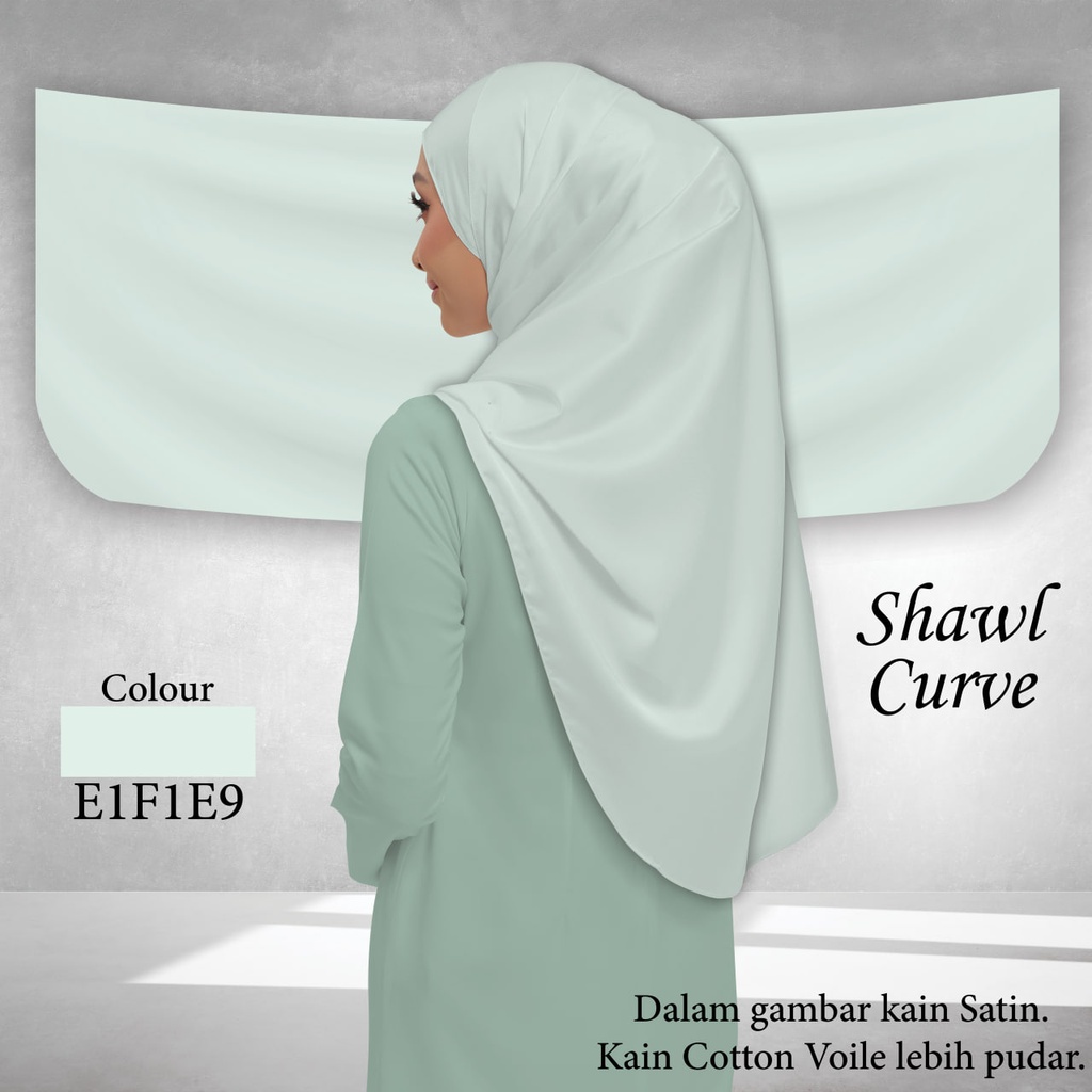 Shawl Plain E1F1E9